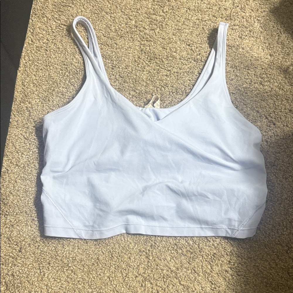 Lululemon Align Tank Blue Linen Size 12 - Picture 3 of 5
